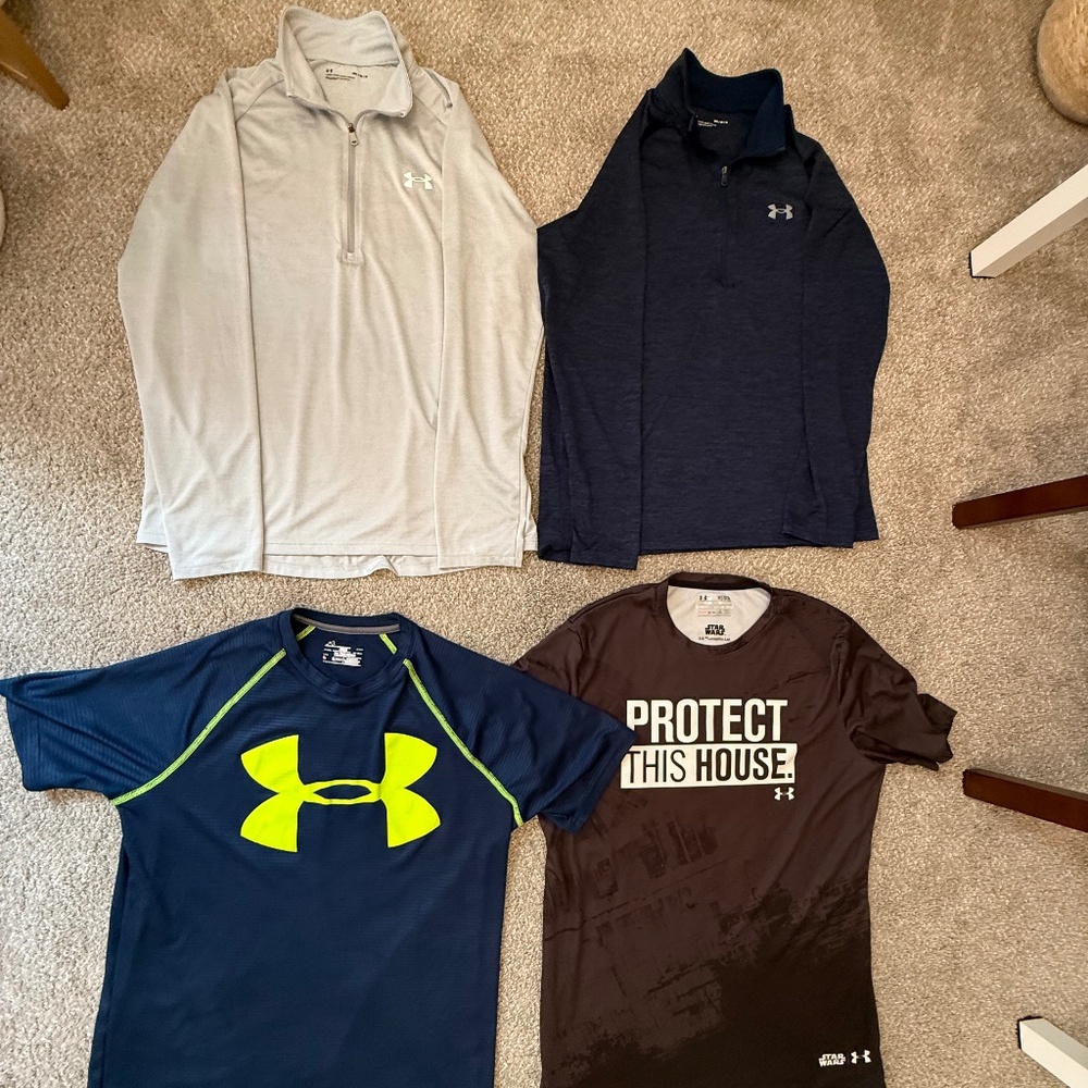 Under Armour, Everlast Athletic Shirt Lot